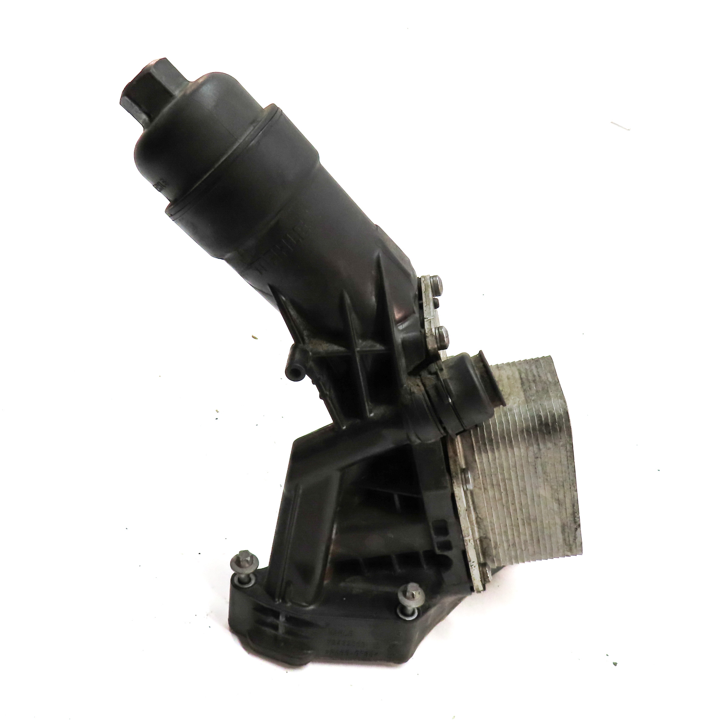 2017 BMW 330E HYBRID (F30) 2.0L B48 ENGINE OIL FILTER HOUSING & COOLER — exact item pictured
